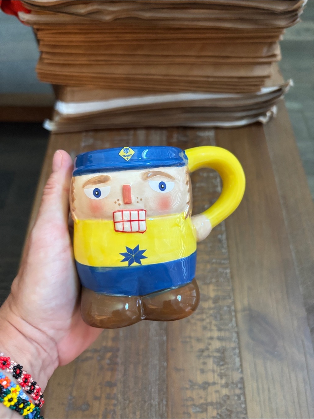 Vintage Cub Scout Ceramic Mug - Fun Home Dining Cup